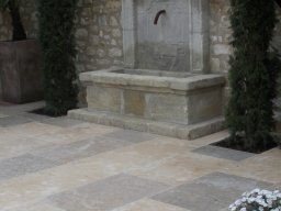 Cognac Classic Paving and Fountain